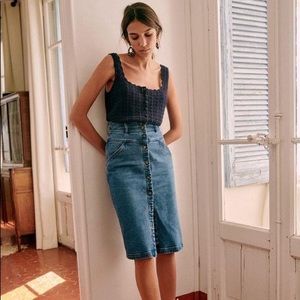 Sézane Jona skirt, size 36 (US size 4)